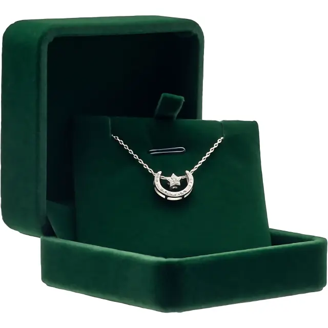 Velvet Gift Boxes | Premium Gift Packaging | Custom Branding & Wholesale - velvet necklace box 2