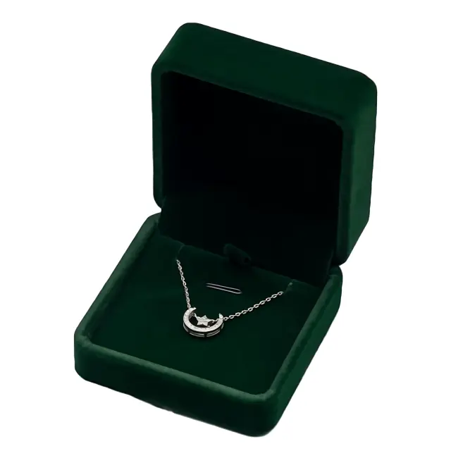Velvet Gift Boxes | Premium Gift Packaging | Custom Branding & Wholesale - velvet necklace box 6