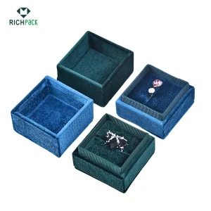 velvet square ring jewelry box wholesale 001