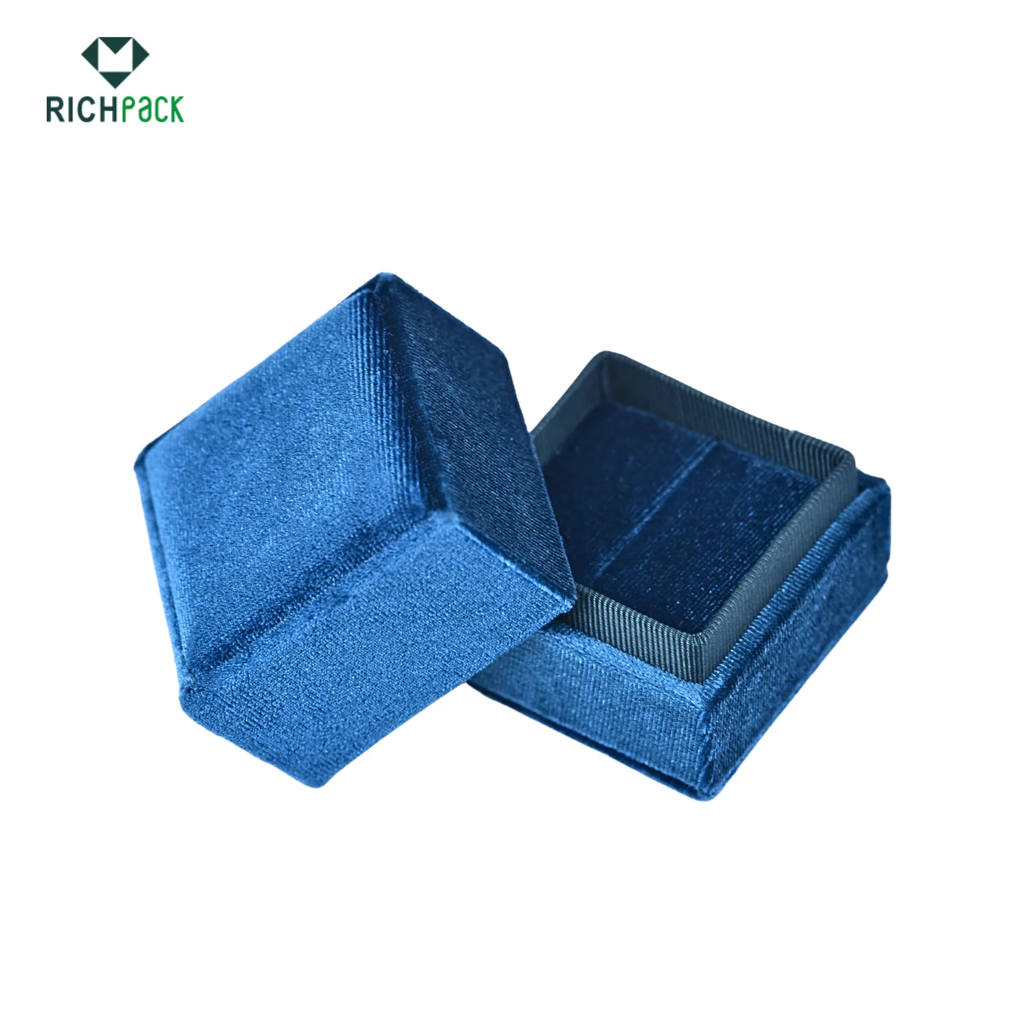 velvet square ring jewelry box wholesale 005