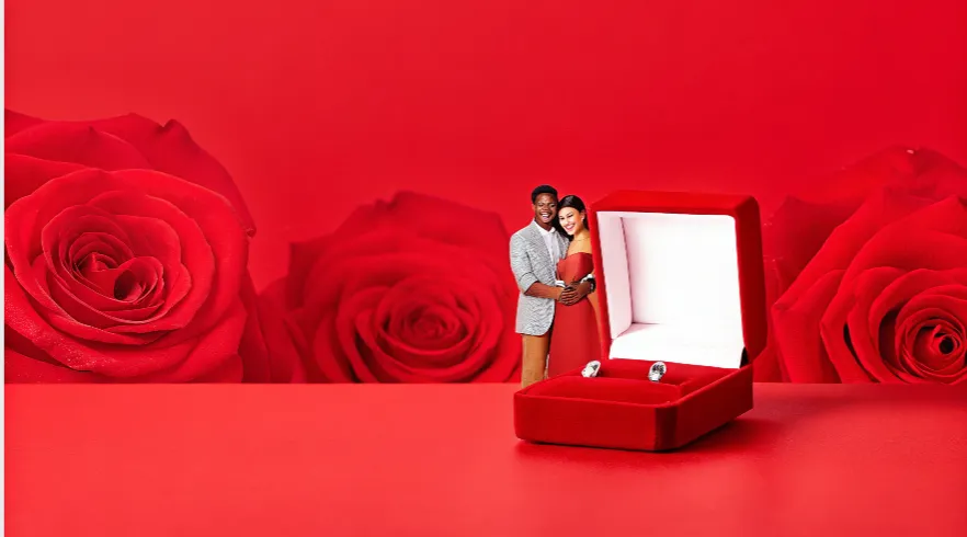 wedding jewelry box make new couple happy