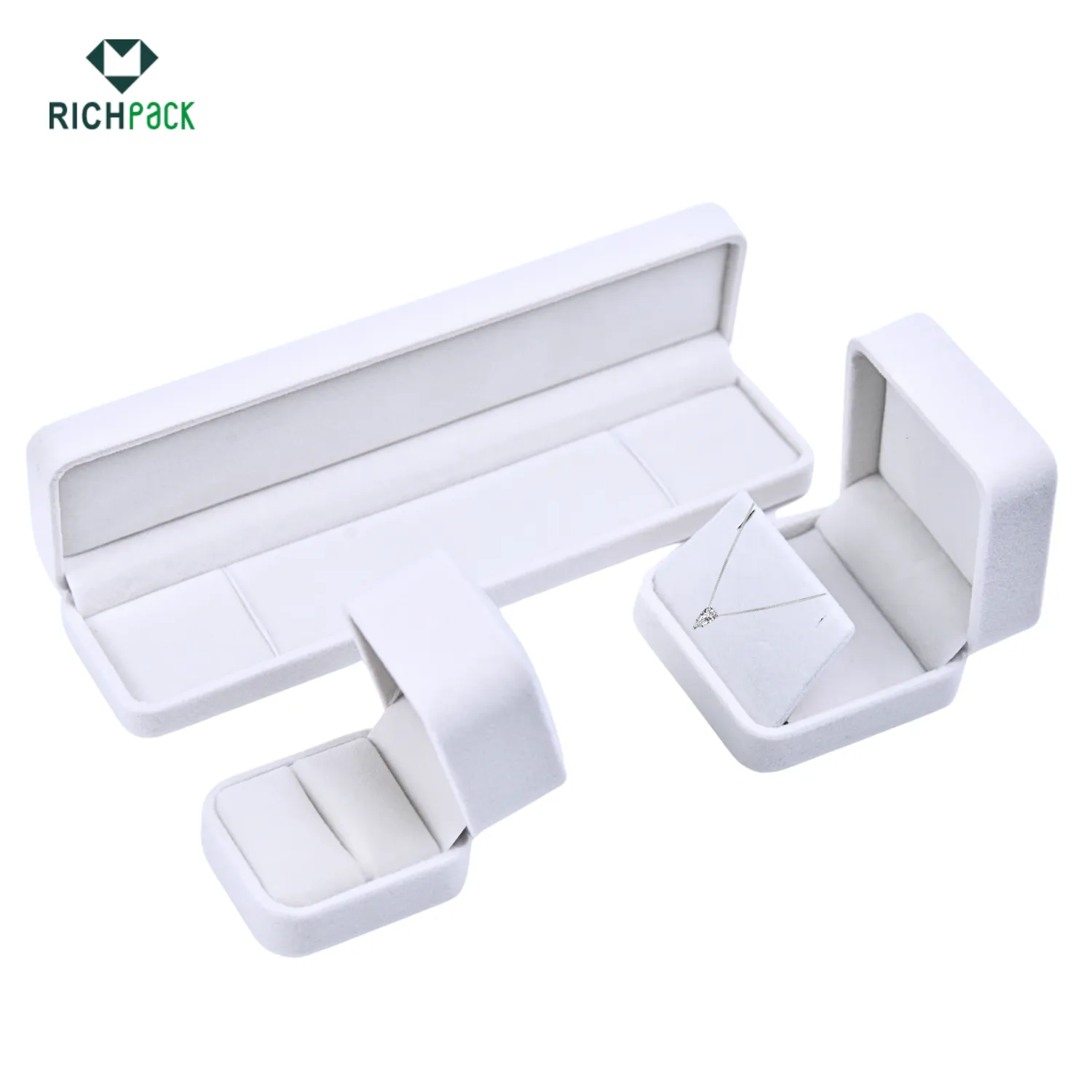 white velvet jewelry boxes 008