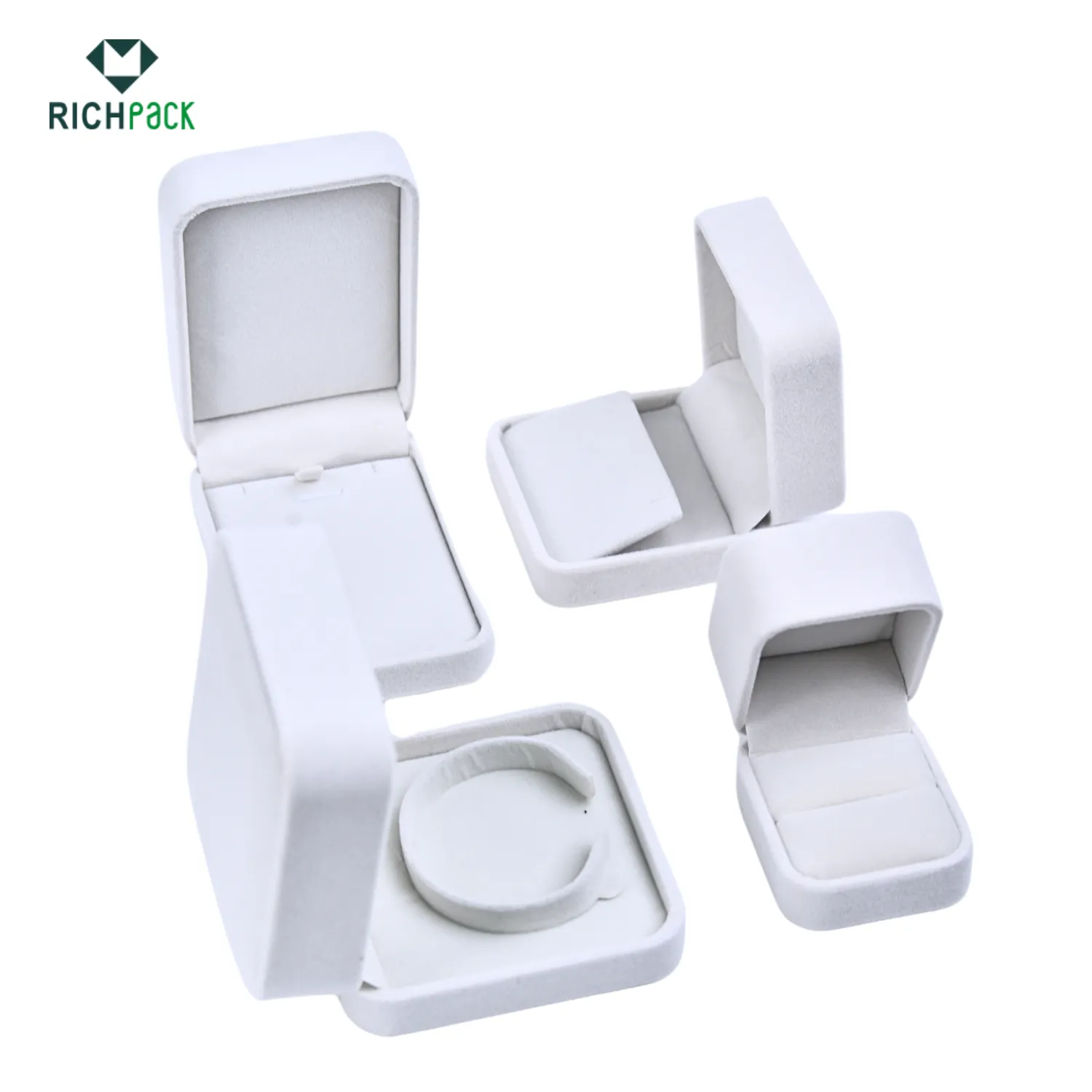 white velvet jewelry boxes 009