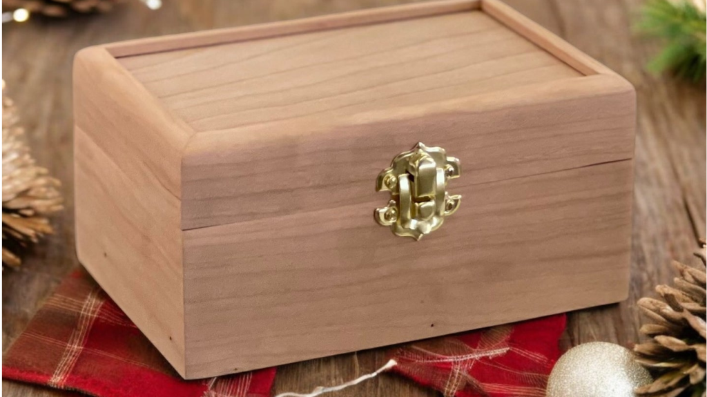 wood gift box with lids