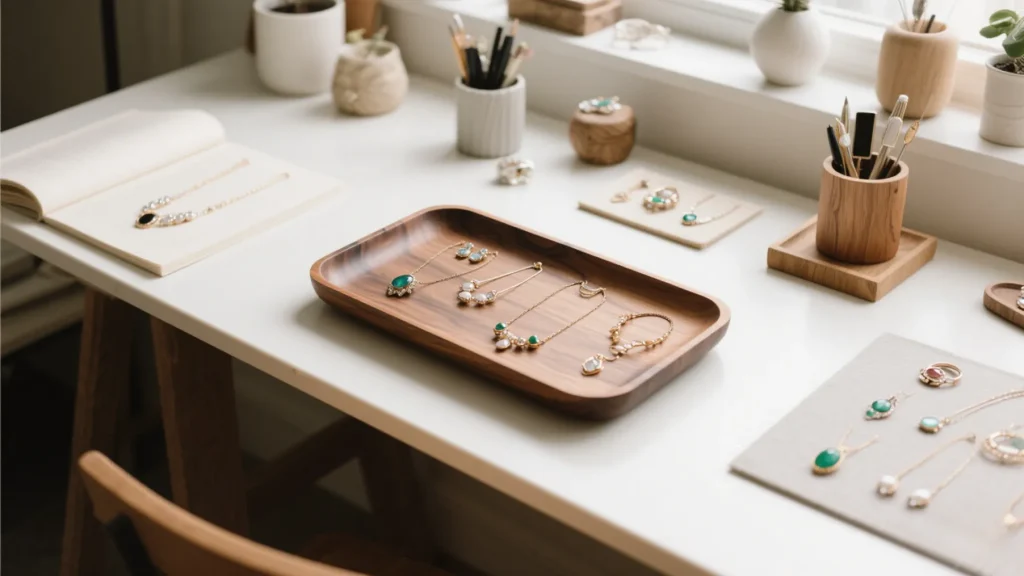 wood jewelry tray make jewelry designer happy (2)