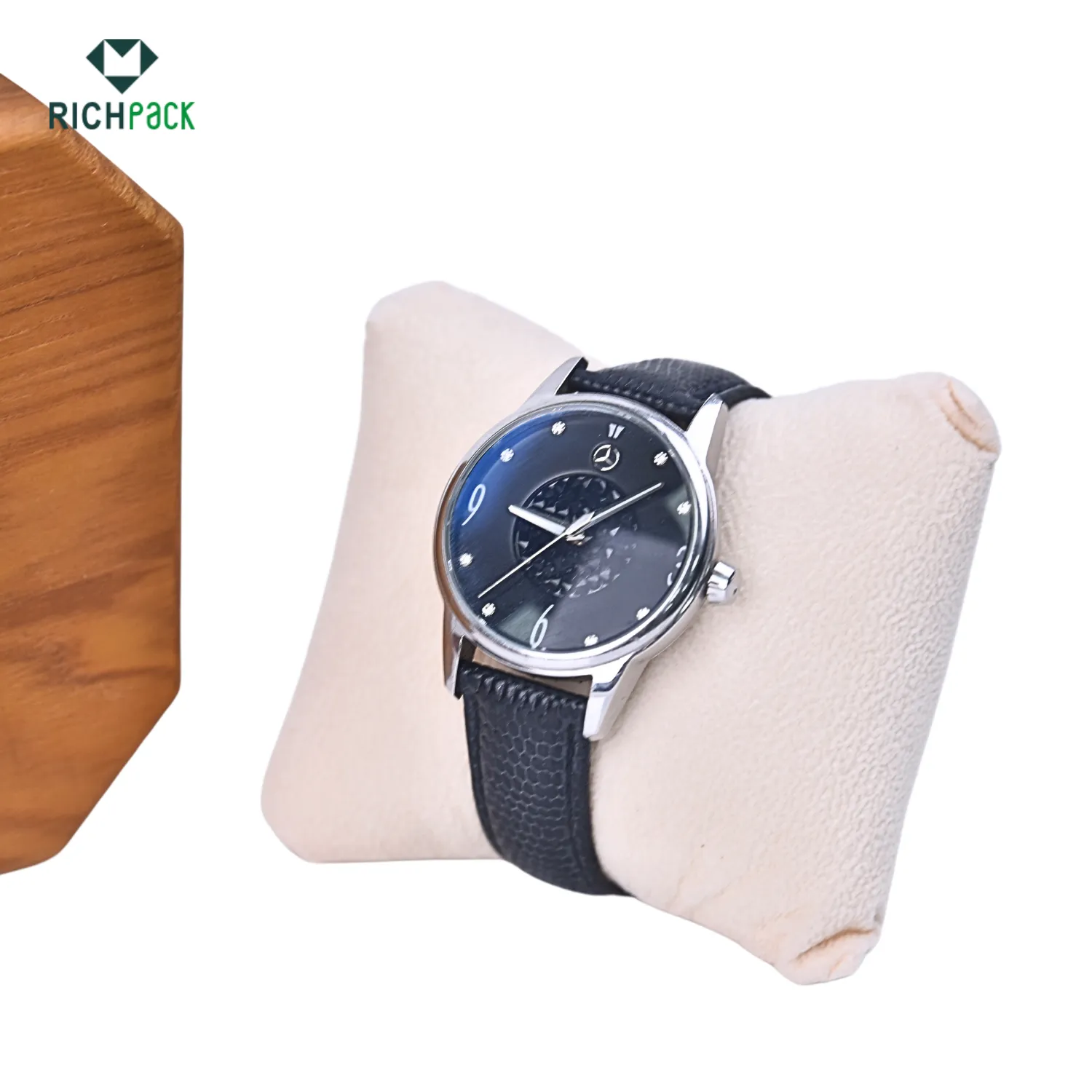 wood watch box with pillow 005