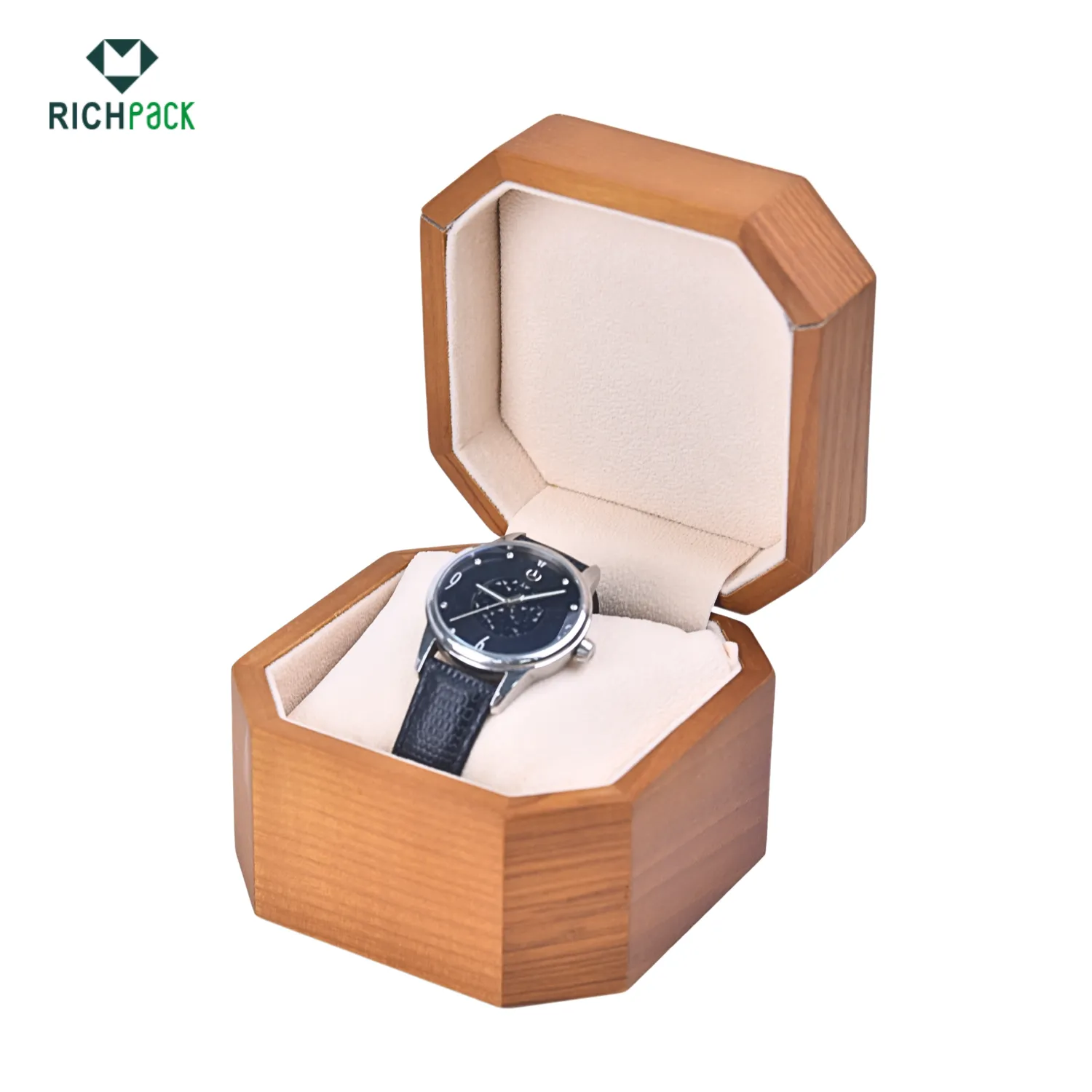 wood watch box with pillow 006