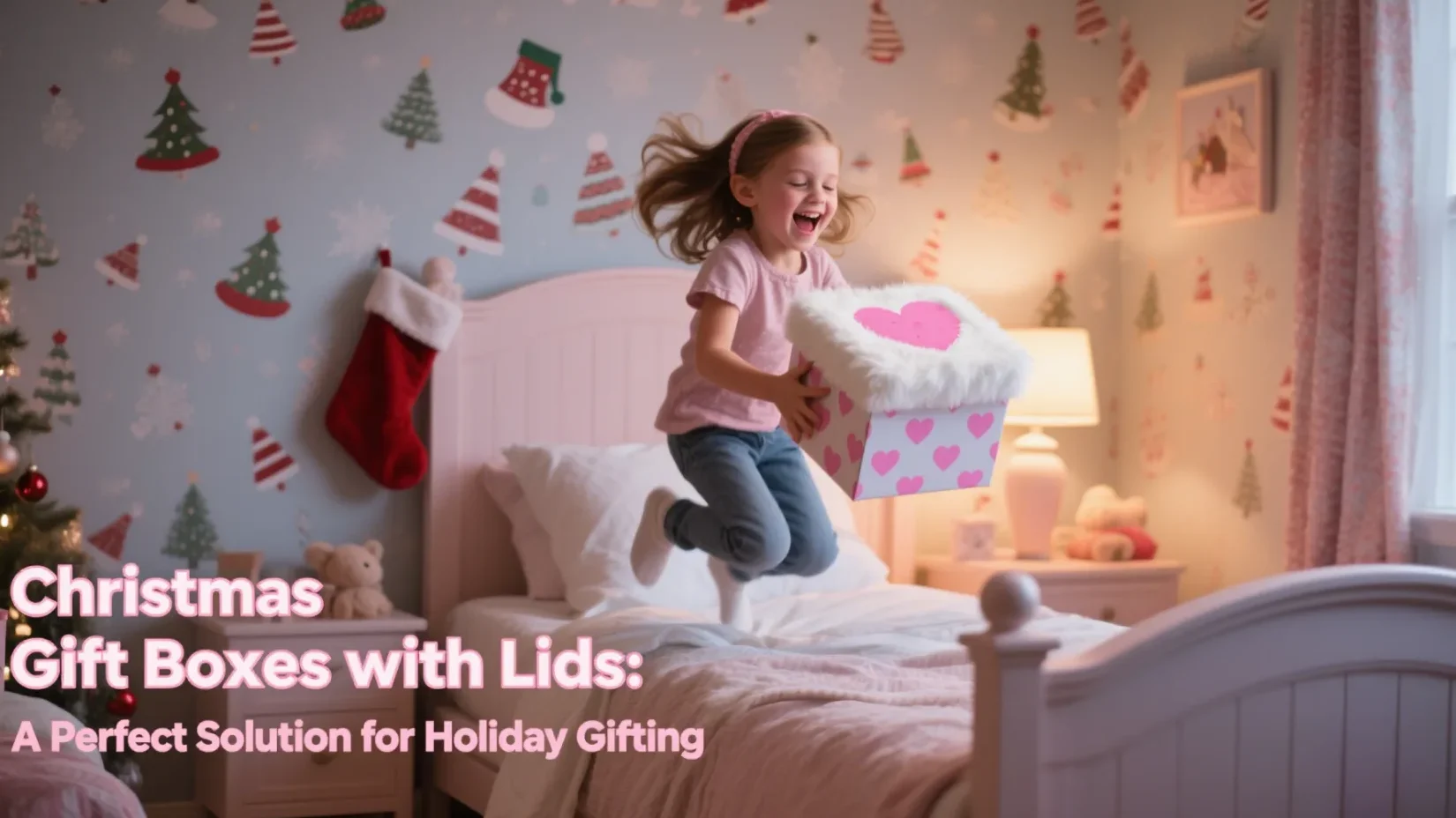 Create the Perfect Holiday with Christmas Gift Boxes with Lids - Custom Lid Gift Box
