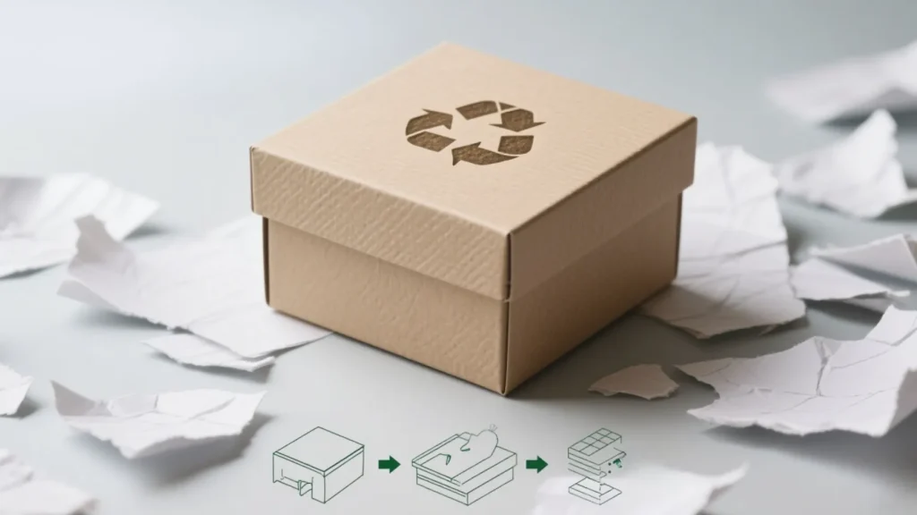 biodegradable lidded present box