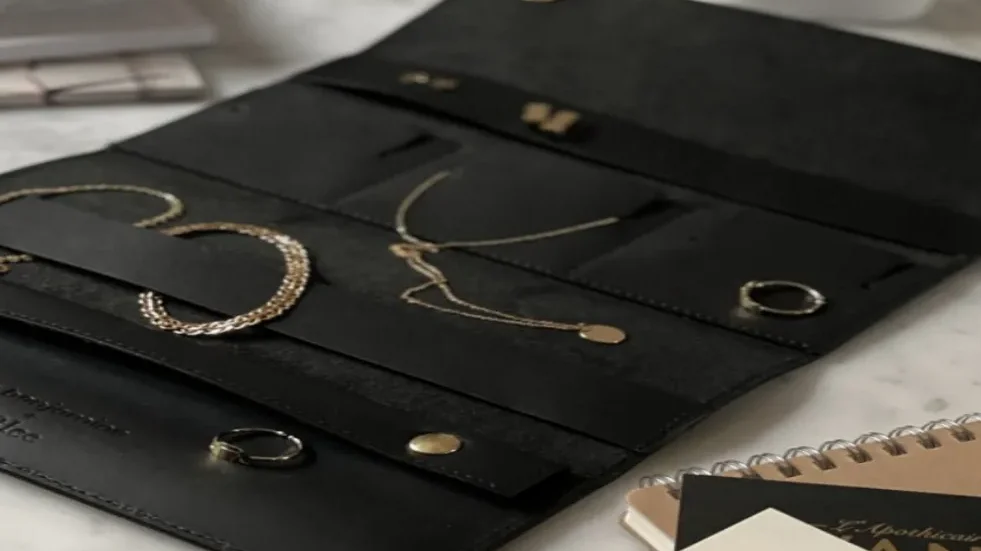 black jewlery bags