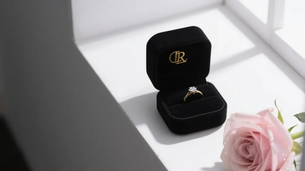 fancy design jewelry box for proposal 4