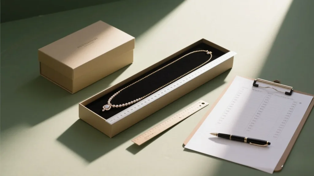 jewelry box measurement list