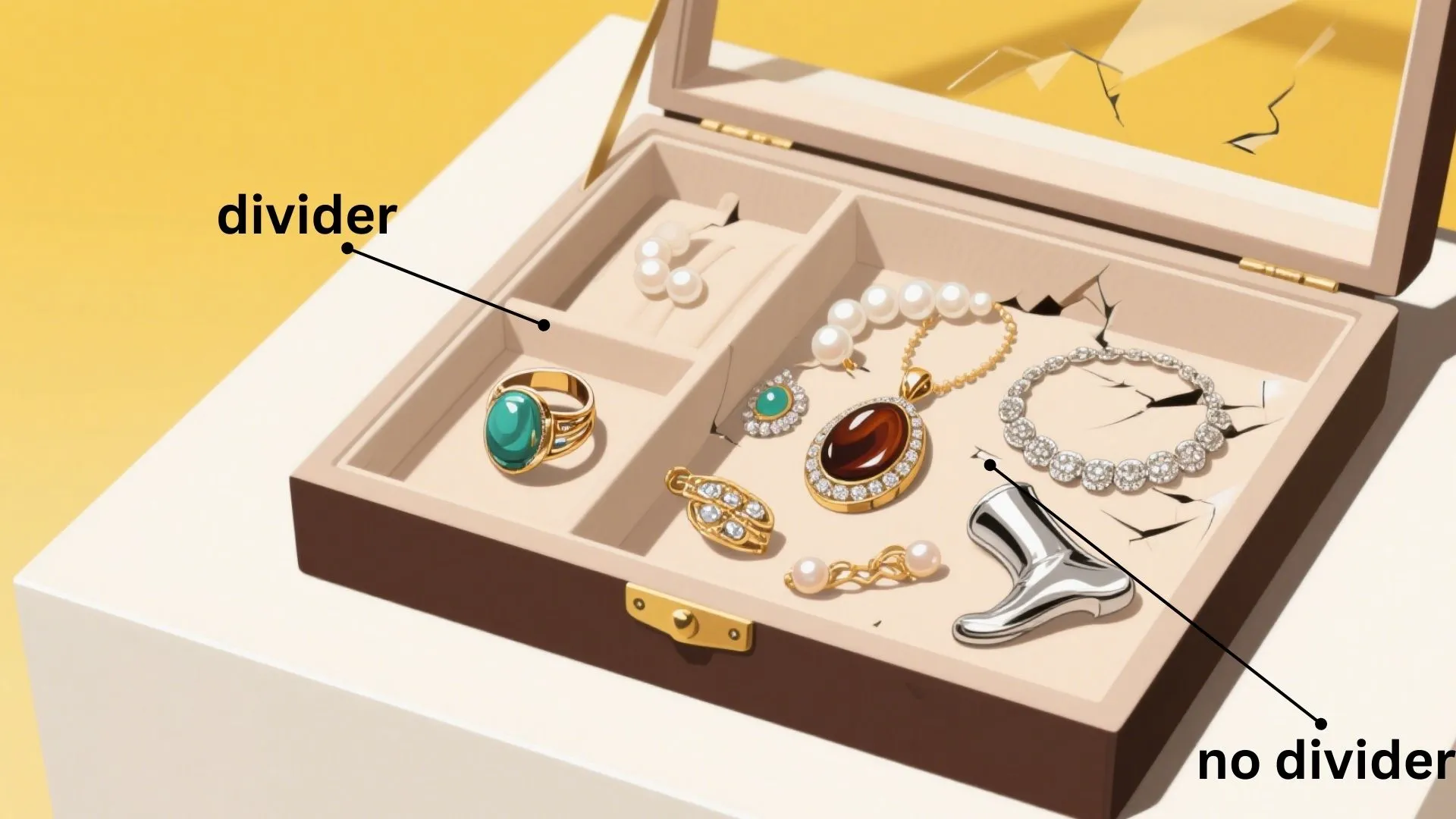jewelry box with divider vs no divider 002