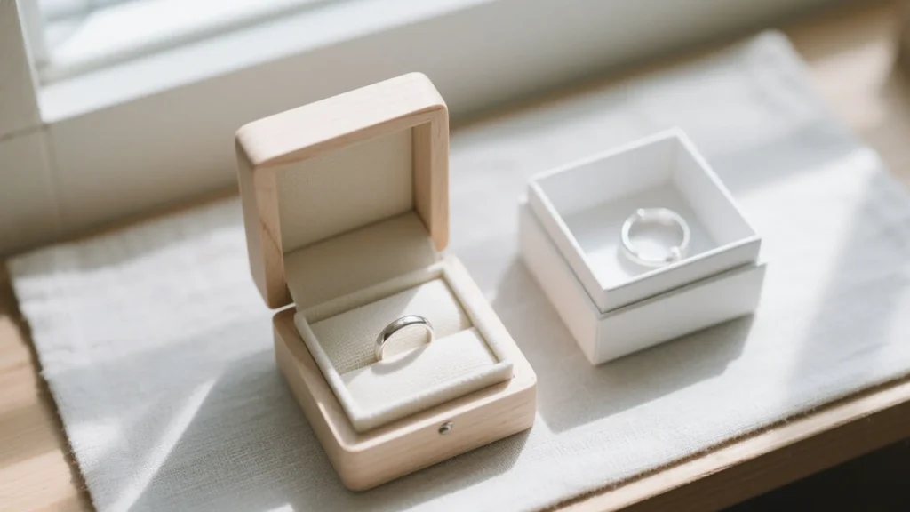 jewelry box with divider vs no divider