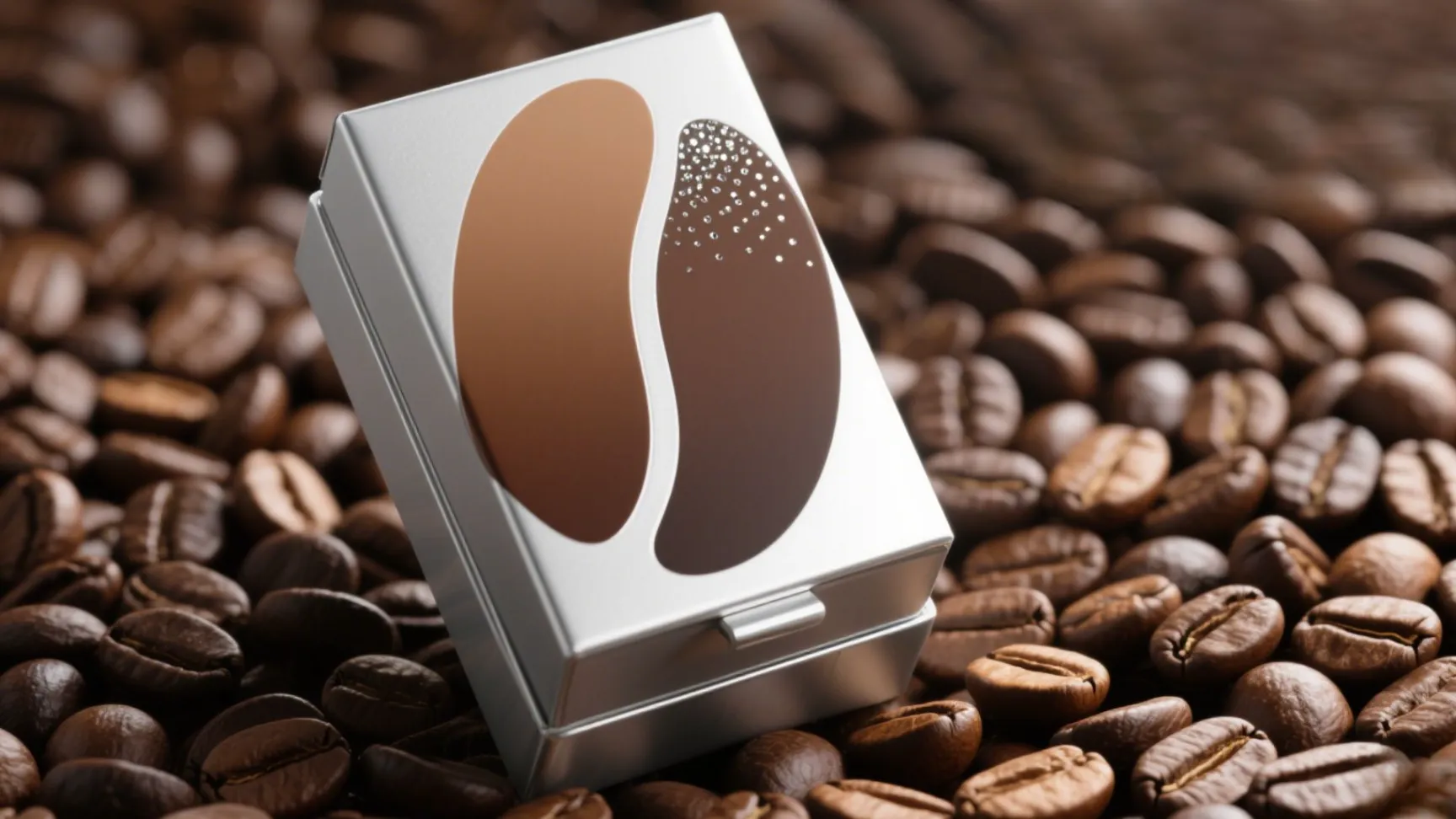 luxury lidded coffee gift container