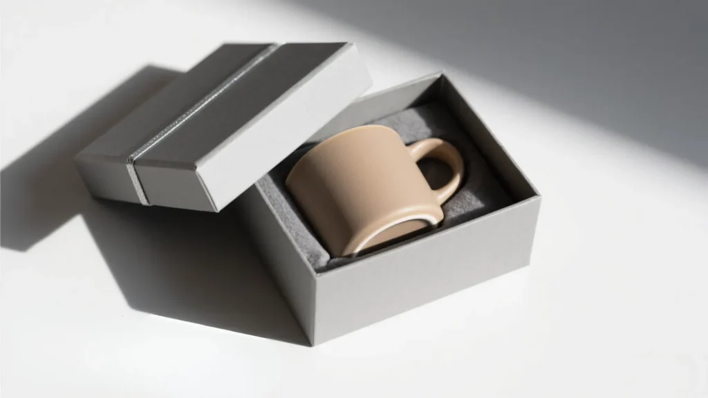modern mug box presentable