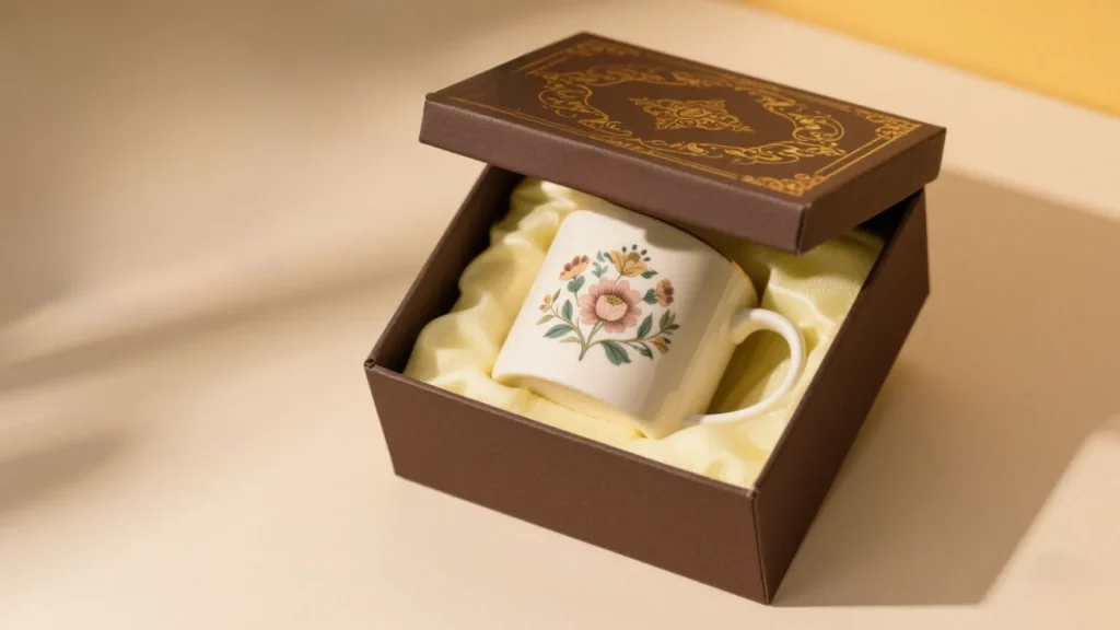 mug gift box elegant design