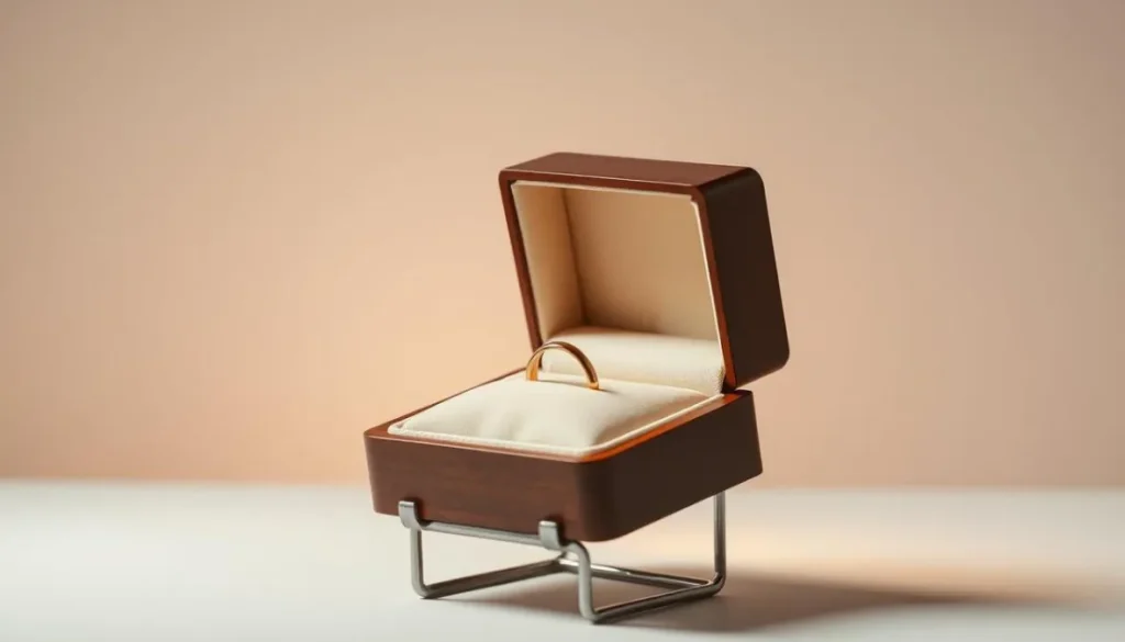 personalized wedding ring box