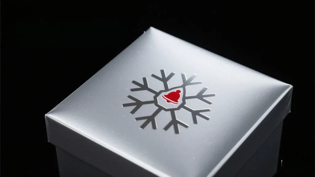 xmas lidded pack logo laser engraving