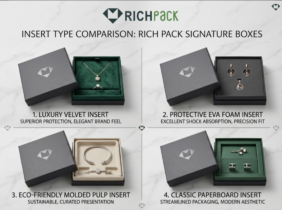Lid and Base vs. Shoebox Style: What's the Difference for Jewelry Packaging - How Inserts Make the Box Work
