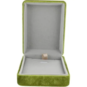 Minimalist Luxury Jewelry Box with Custom Red Velvet, Matte Finish & Inserts | Wholesale by Richpack - Modern Chic jew box