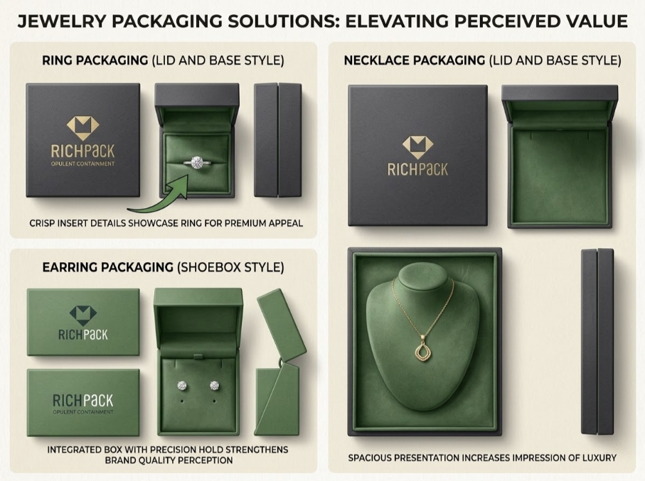 Lid and Base vs. Shoebox Style: What's the Difference for Jewelry Packaging - Plan the Visual Reveal