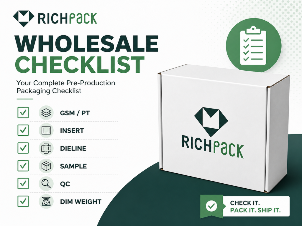 How Die-Cutting Shapes Your Plain White Box - Prepare a Wholesale Checklist