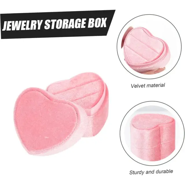 Minimalist Luxury Jewelry Box with Custom Red Velvet, Matte Finish & Inserts | Wholesale by Richpack - Romantic Ethereal jewelry box 2