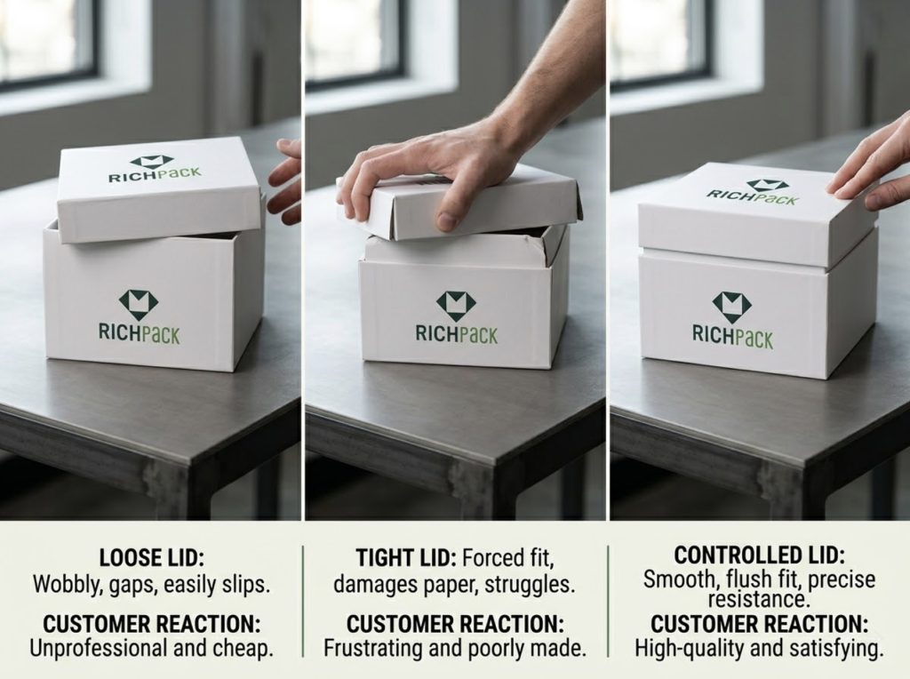 How Die-Cutting Shapes Your Plain White Box - Shape a Cleaner Lid Fit