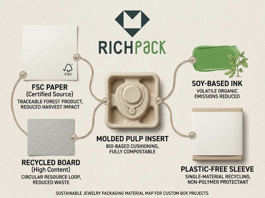 Lid and Base vs. Shoebox Style: What's the Difference for Jewelry Packaging - Use Sustainable Materials With Proof