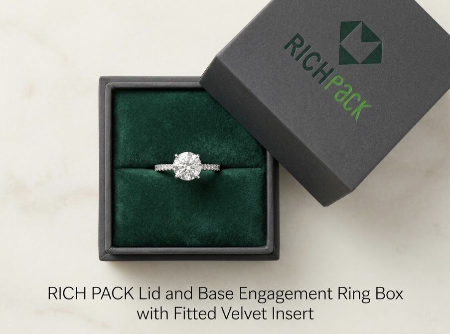 Lid and Base vs. Shoebox Style: What's the Difference for Jewelry Packaging - Why Are Lid and Base Boxes Best for Engagement Rings