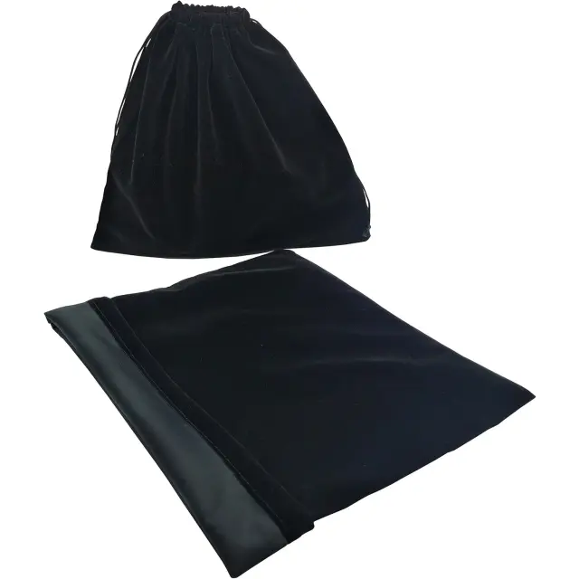 Velvet Jewelry Pouches in Green | Custom Luxury Velvet Bags with Drawstring or Flap – Richpack Wholesale - black velvet drawstring bags 3