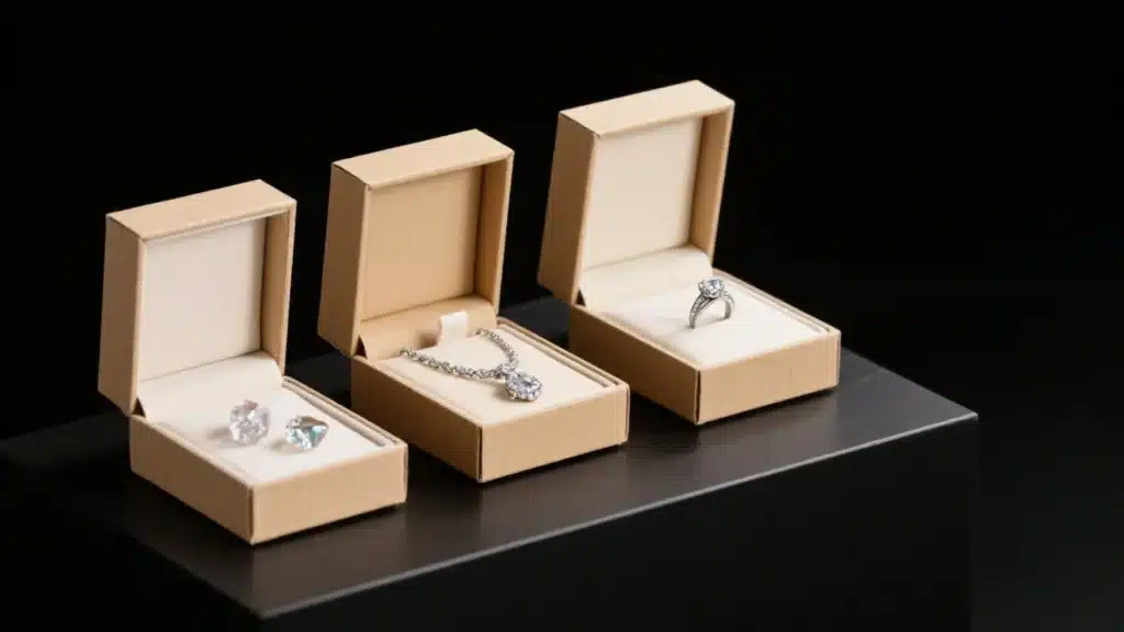 cardboard jewelry box kraft paper (4)