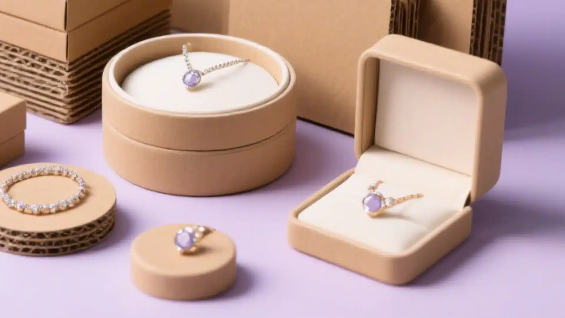 cardboard jewelry box kraft paper (5)