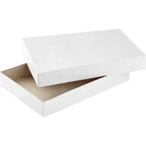 جعبه‌های حمل و نقل راه راه سفید | بسته‌بندی جواهرات سفارشی – Richpack - جعبه هدیه کریسمس سفید ۵