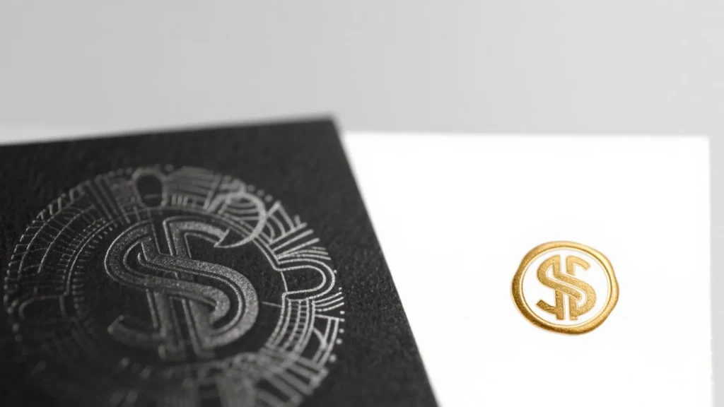 embossed logo designs on jewelry packaging
