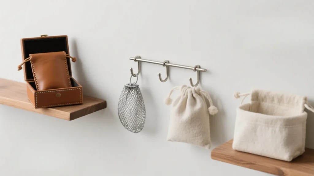 jewelry pouch collection with different styles