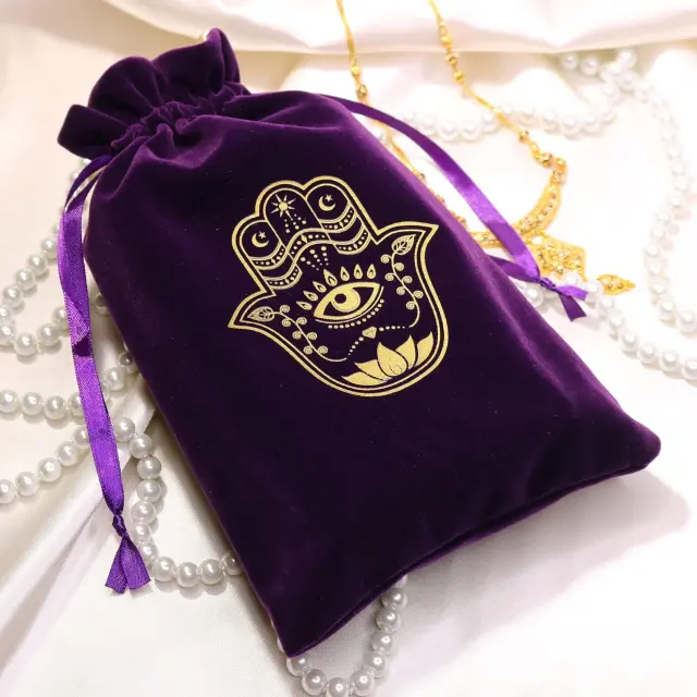 Velvet Jewelry Pouches in Green | Custom Luxury Velvet Bags with Drawstring or Flap – Richpack Wholesale - logo printed velvet pouches 2