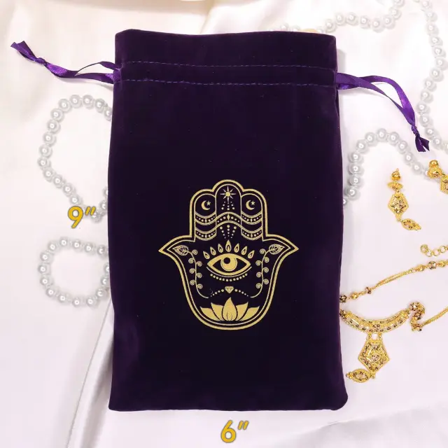 Velvet Jewelry Pouches in Green | Custom Luxury Velvet Bags with Drawstring or Flap – Richpack Wholesale - logo printed velvet pouches 5