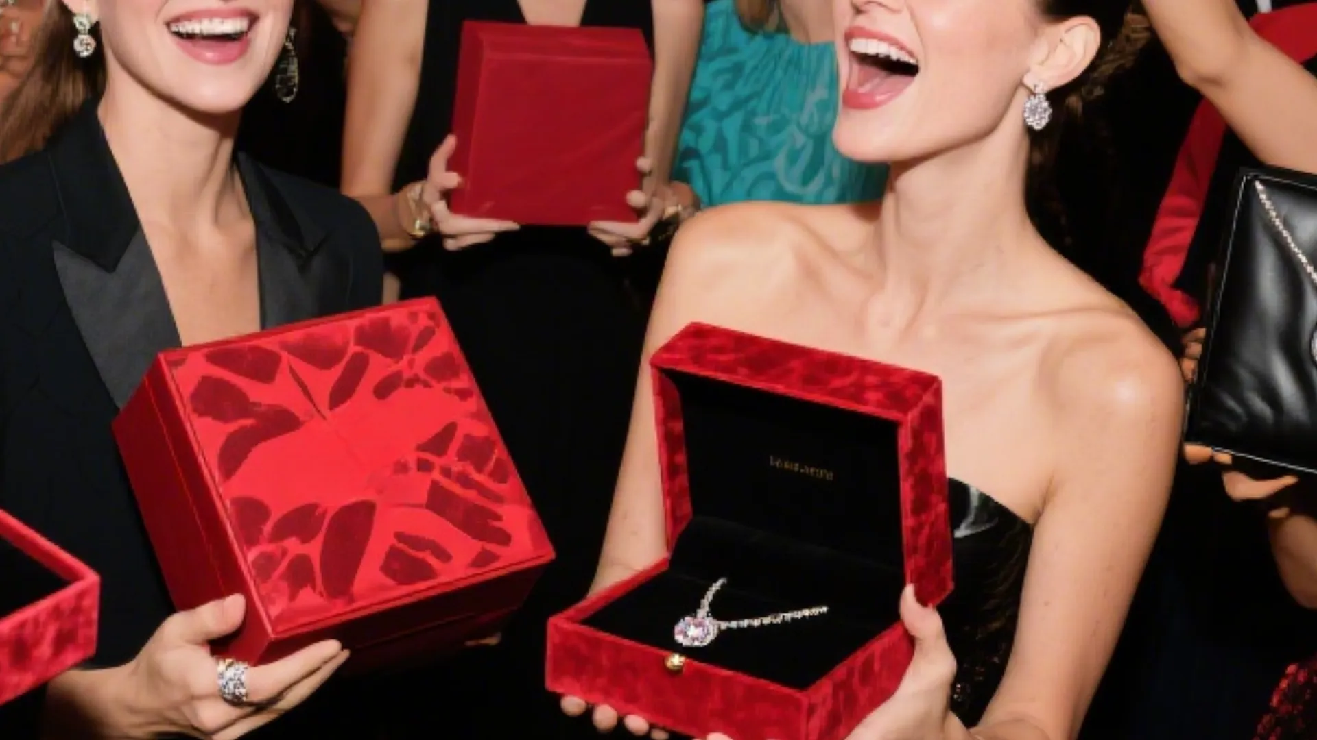 red lacquered jewelry boxes