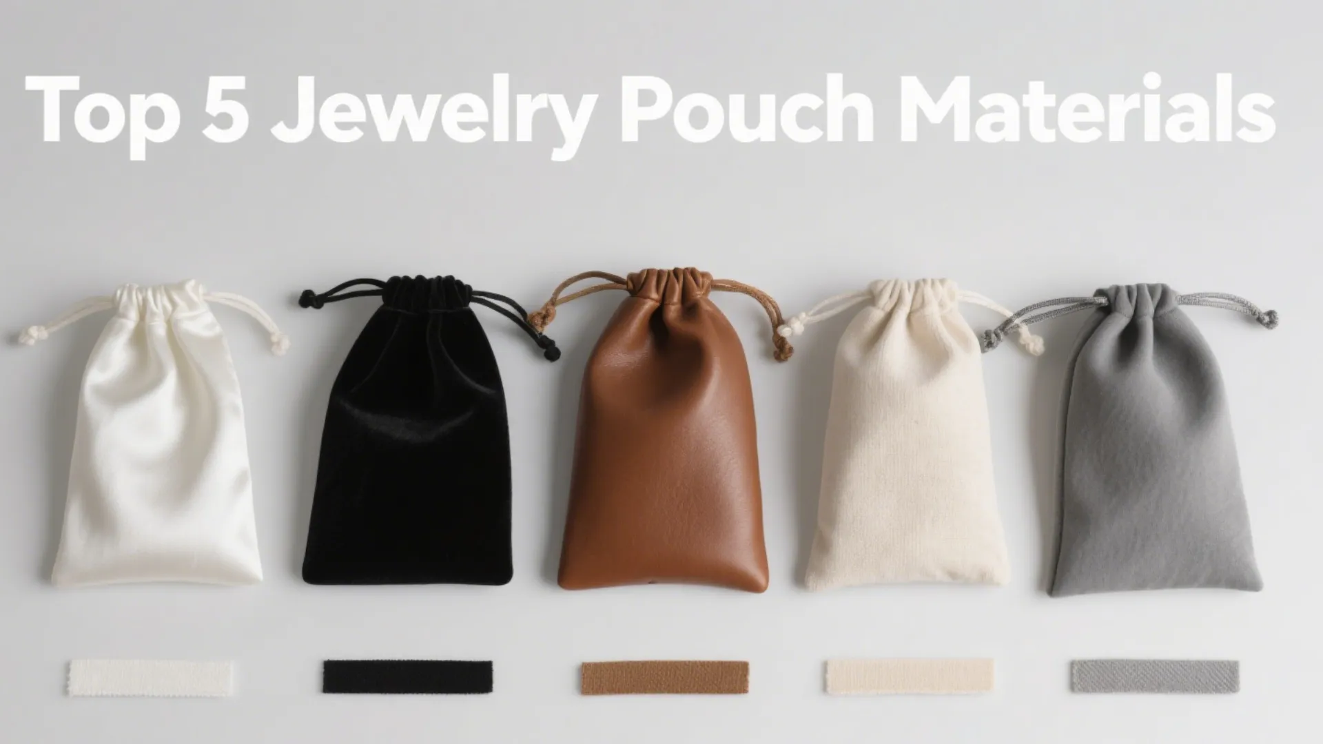 top 5 jewelry pouch materials comparison