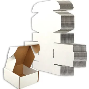 جعبه‌های حمل و نقل راه راه سفید | بسته‌بندی جواهرات سفارشی – Richpack - جعبه‌های حمل و نقل راه راه سفید