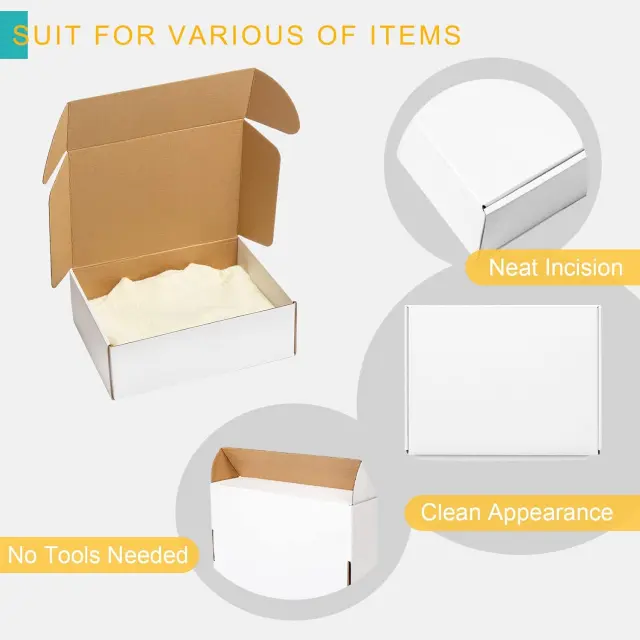 White Packaging Box | Rigid Matte Cardboard Jewelry Boxes – Richpack - white packaging box 3