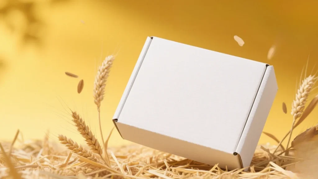 white paper box mailer box type