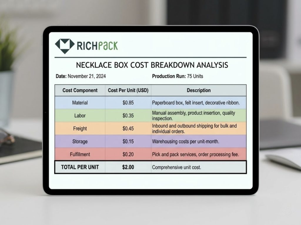 How to Reduce Jewelry Packaging Costs Without Cheapening Your Brand - How Do You Calculate Your Current Cost Per Unit
