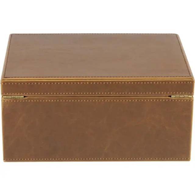 Leather Jewelry Organizer Light Blue | Custom Travel Jewelry Case – Richpack - best leather jewelry boxes 4
