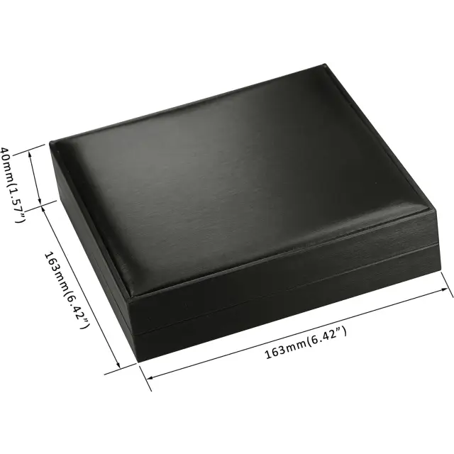 Black Leather Jewelry Box | Custom Luxury Packaging by Richpack | Jewelry Packaging Wholesale - black leather jewelry box 5
