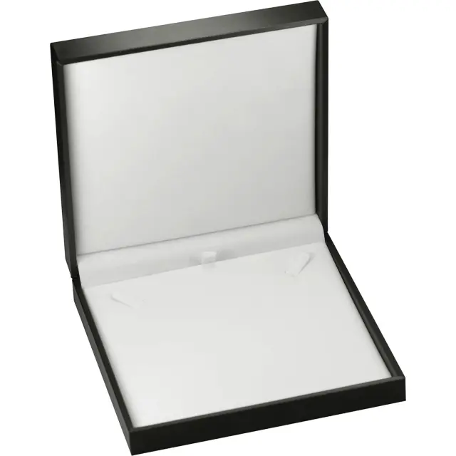 Black Leather Jewelry Box | Custom Luxury Packaging by Richpack | Jewelry Packaging Wholesale - black leather jewelry box