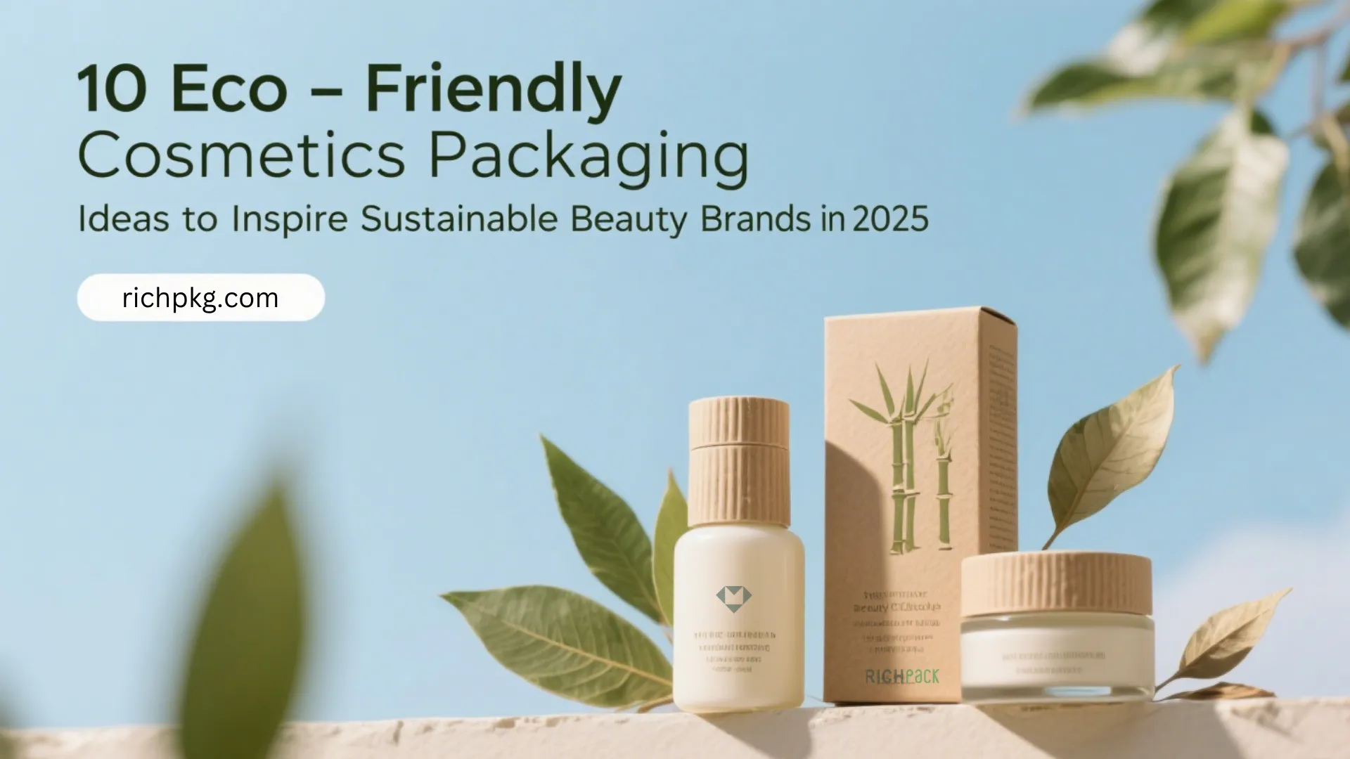 cosmetic products in minimalist packaging