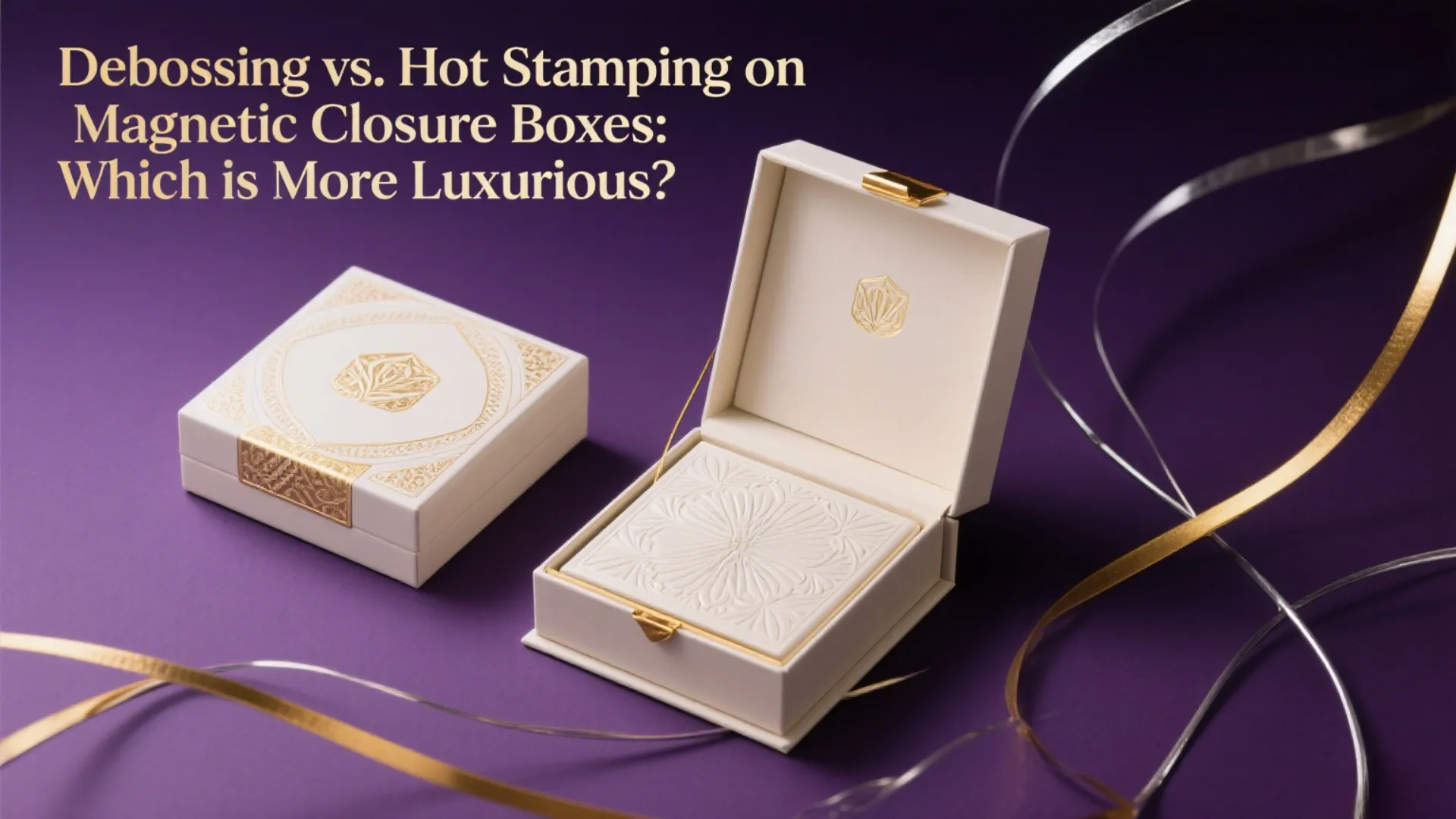 debossing vs hot stamping jewelry packaging